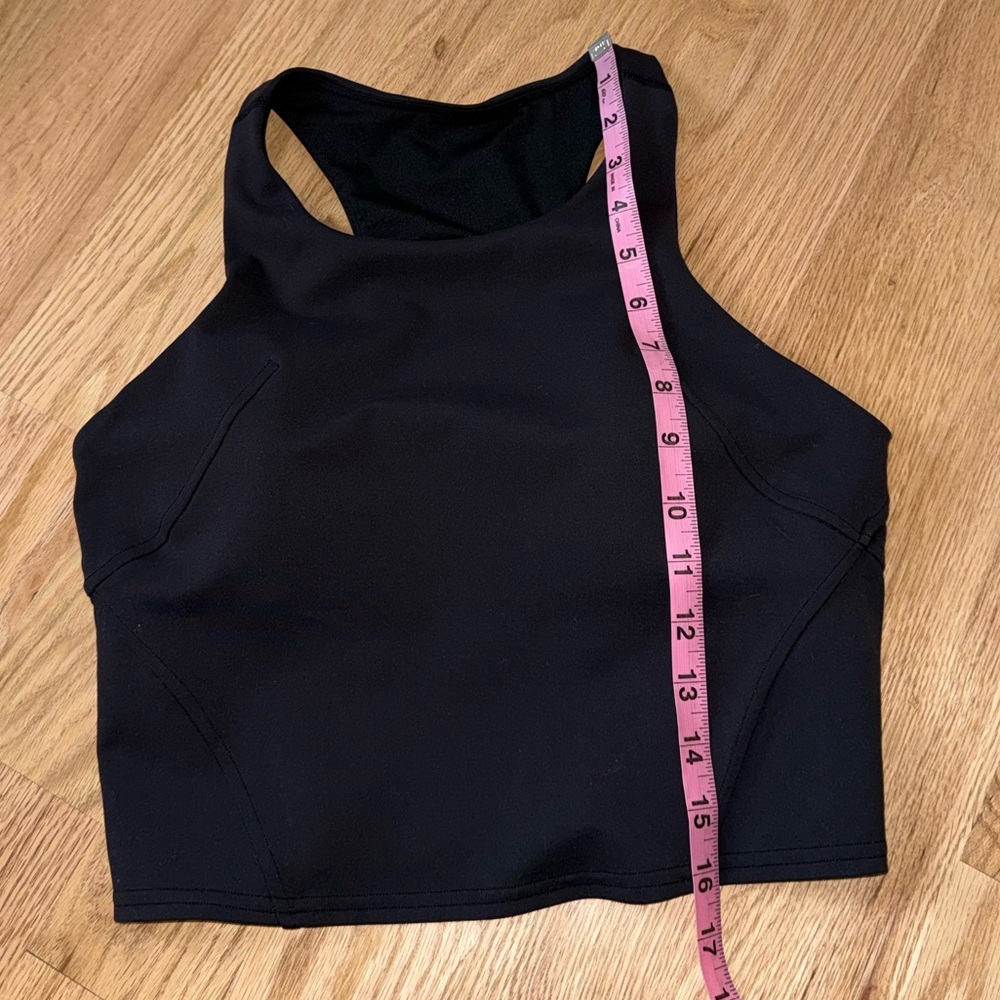 LIKE NEW Lululemon Invigorate Training Tank Top Black Size 8 - Picture 7 of 9